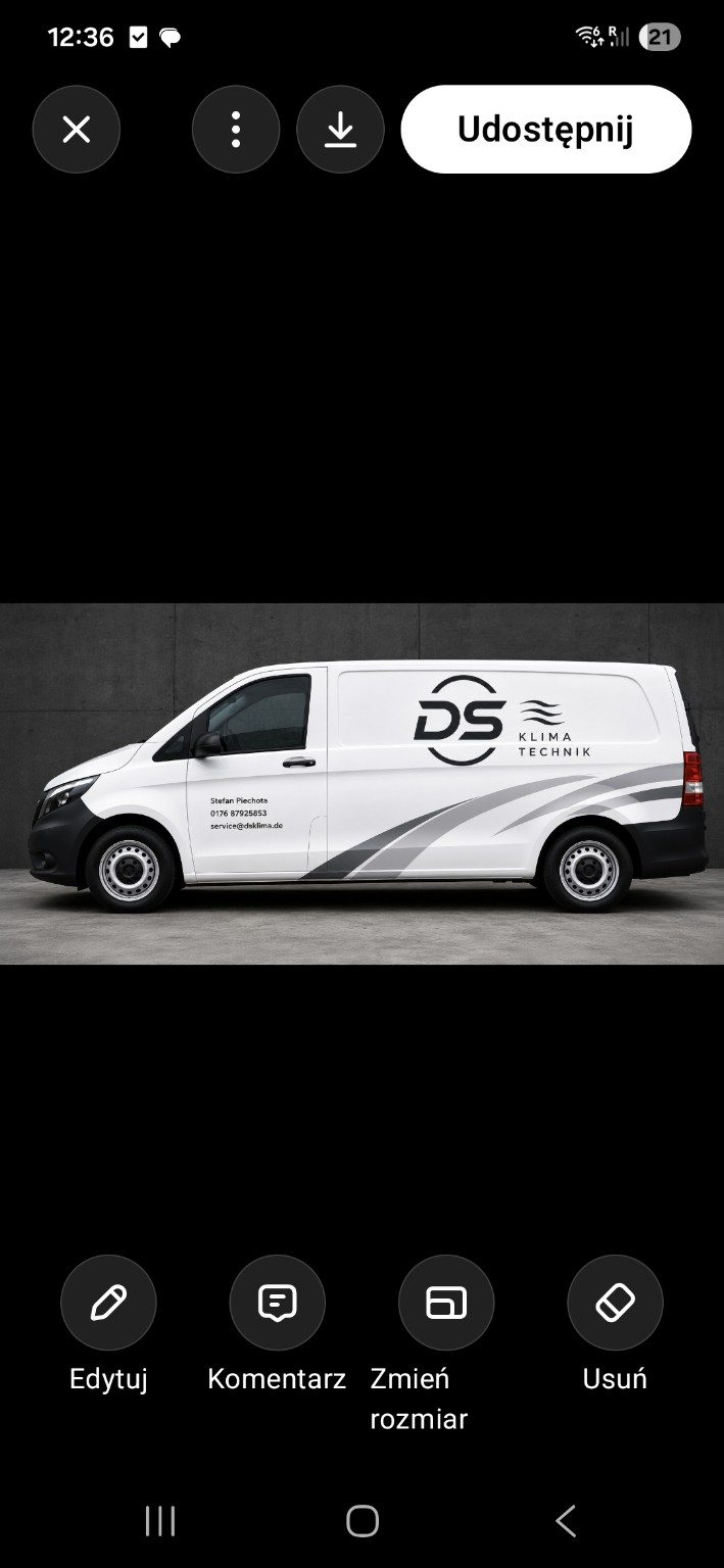 DS Klima Technik Firmenfahrzeug